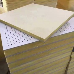 穿孔復合吸音板機房吊頂天花板防火阻燃穿孔硅酸鈣板墻面吸音板
